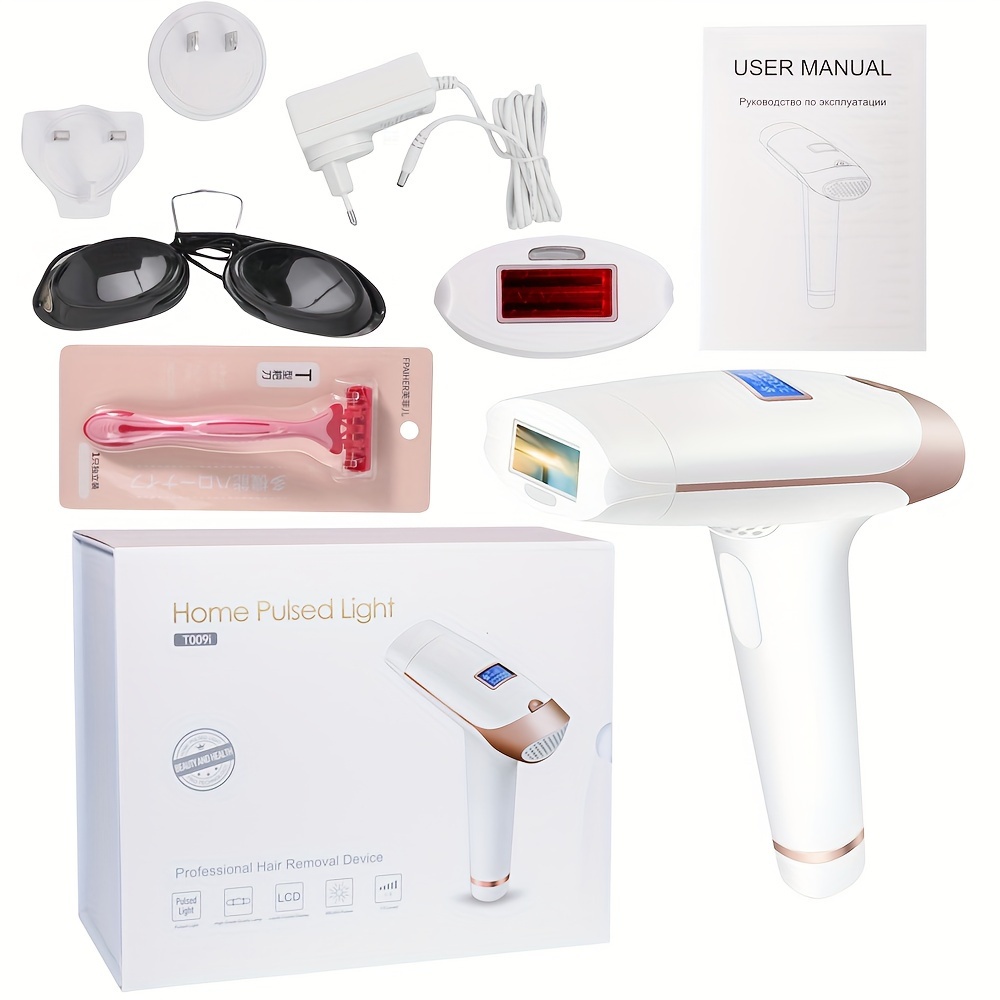 JOOYEE IPL Laser Permanent Hair Removal Upgraded to 999,900 Flashes IPL  Hair Removal Device for Whole Body