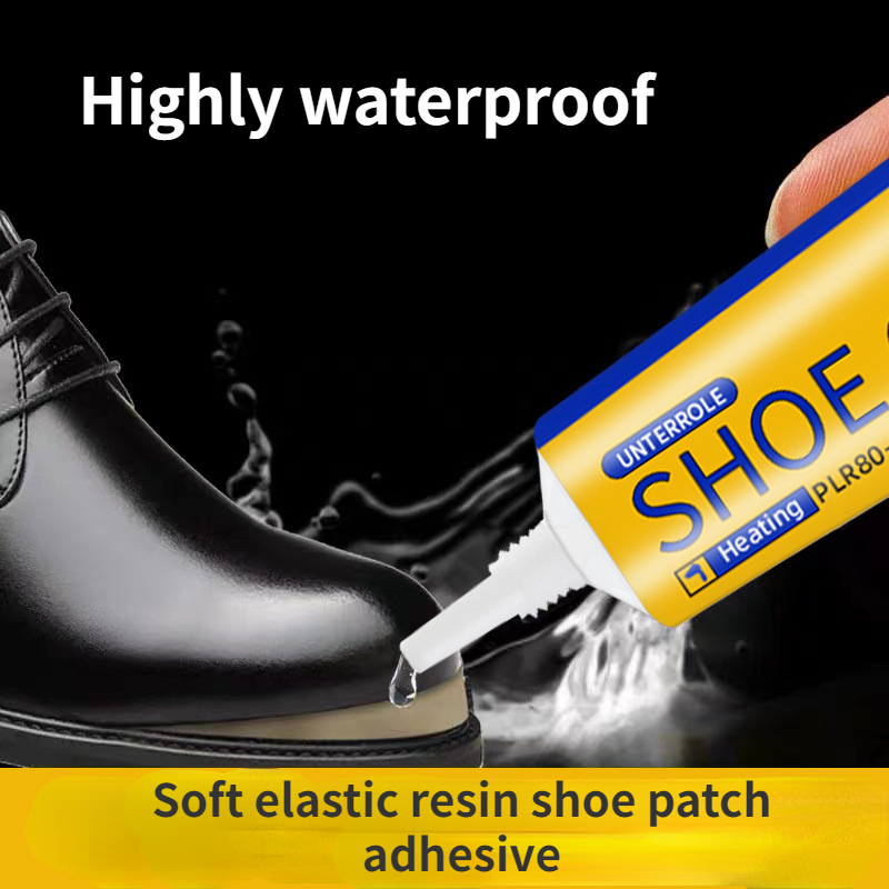 2 Pcs Clear Shoe Repair Adhesive Low Odor Strong Adhesive Soft Resin Shoe  Glue For Fixing Worn Shoes Or Boots