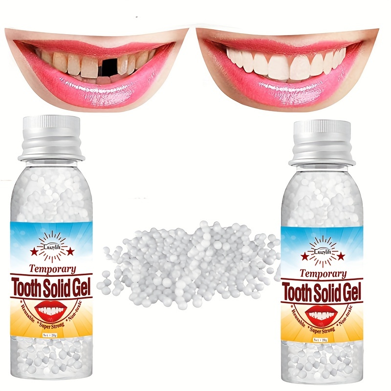 Tooth Repair Granules, Moldable False Teeth Thermal Beads, Temporary Tooth  Replacement Kit, Temporary Tooth Repair Kit, Cavity Filler for Teeth,  Moldable False Teeth (1Pcs) : : Health & Personal Care