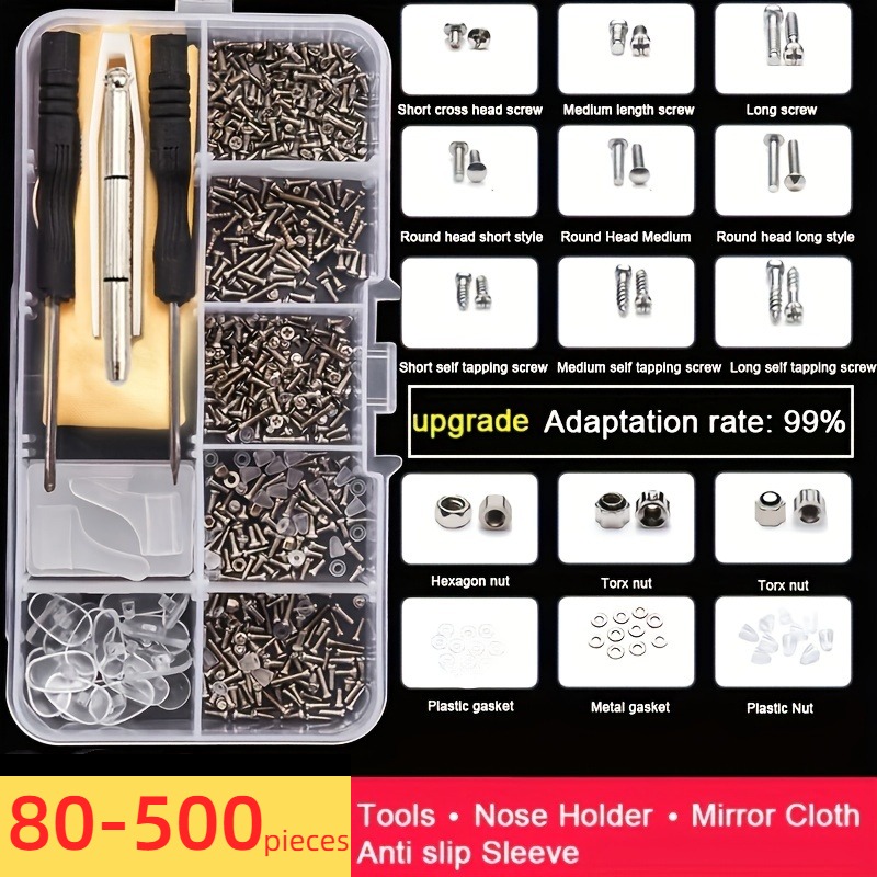 Paxcoo 3200Pcs Jewelry Necklace Repair Kit with Jump Rings Clasps