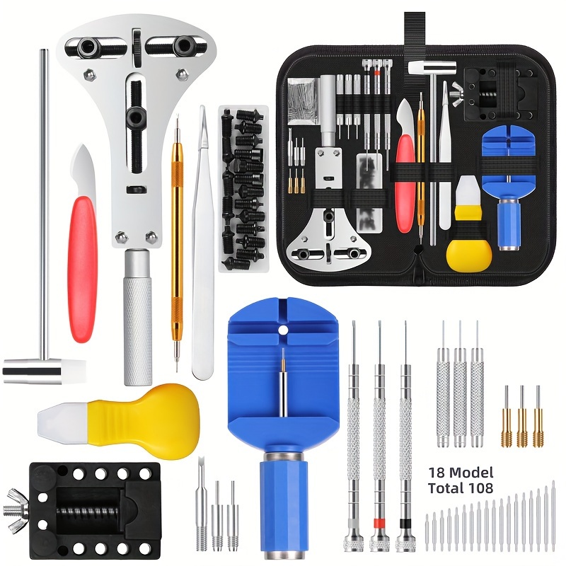 147Pcs Orologi Strumenti/Guarda Professionale Kit Repair Tool,Kit Di  Riparazione