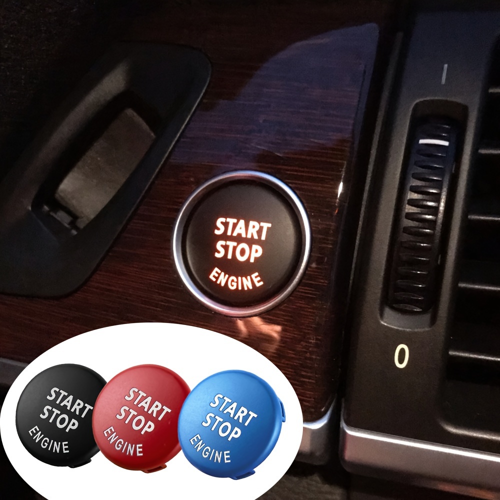 Couvercle de bouton de commutation de démarrage et d'arrêt du moteur de  voiture, accessoires auto décoratifs, couvercle collant pour bouton  poussoir, intérieur de voiture, 2021, 2022 - AliExpress