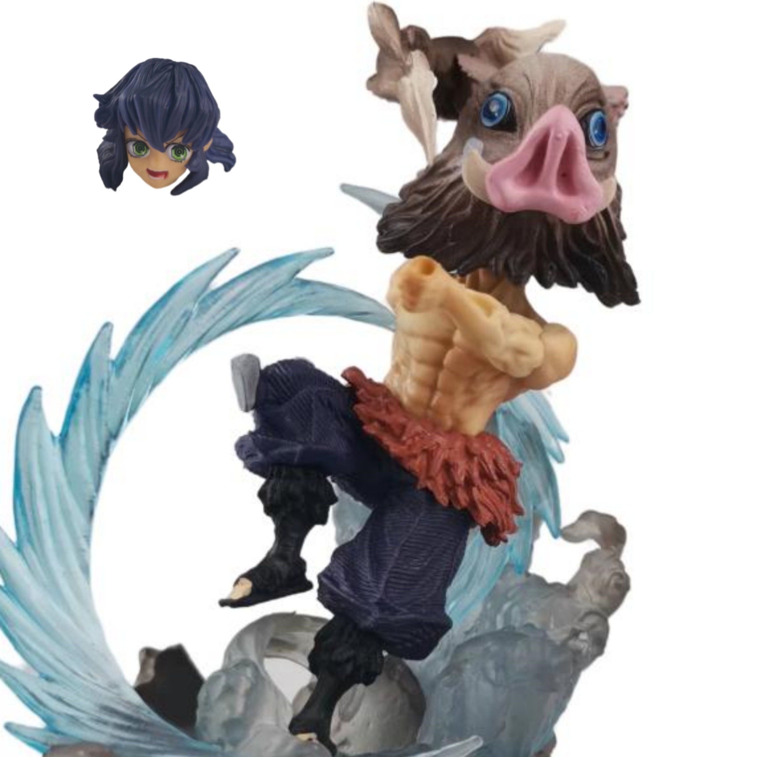 Demon Slayer Tanjiro Zenitsu Inosuke Action Figures Cute -  Australia