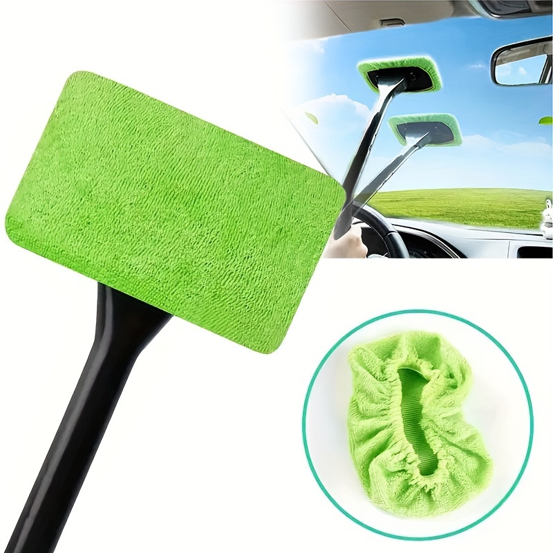 1pc -3-1 set of multi-functional glass cleaning brush (with handle), magic  window cleaning brush, window scraper, glass, shower doors, car Wing