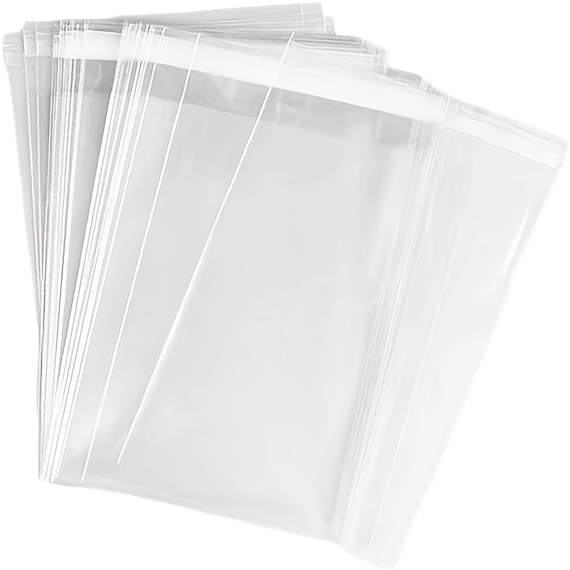 500 Pack] 10 x 8 inch Clear Reclosable Zip Poly Plastic Bags - Clear  Resealable Storage Ziplock Bags - Great for Envelopes, Bakery, Candy,  Cookies and Post Cards 