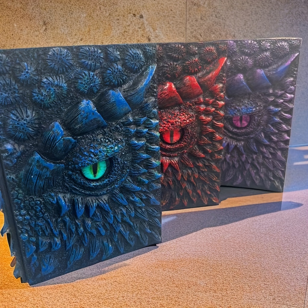 Note Book Cover Resin Molds, Unique Dragon Eye Pattern Silicone Molds For  A5 Note Book Cover, Epoxy Resin Molds