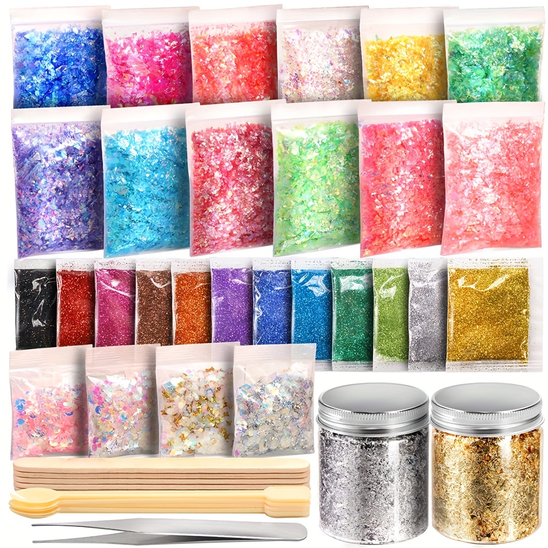 resin supplies kit resin stickers transparent