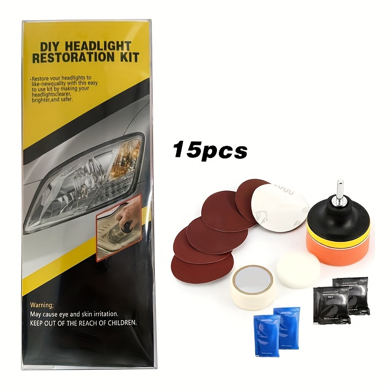Headlight Restoration Kit For Car Universal Fit Suitable - Temu