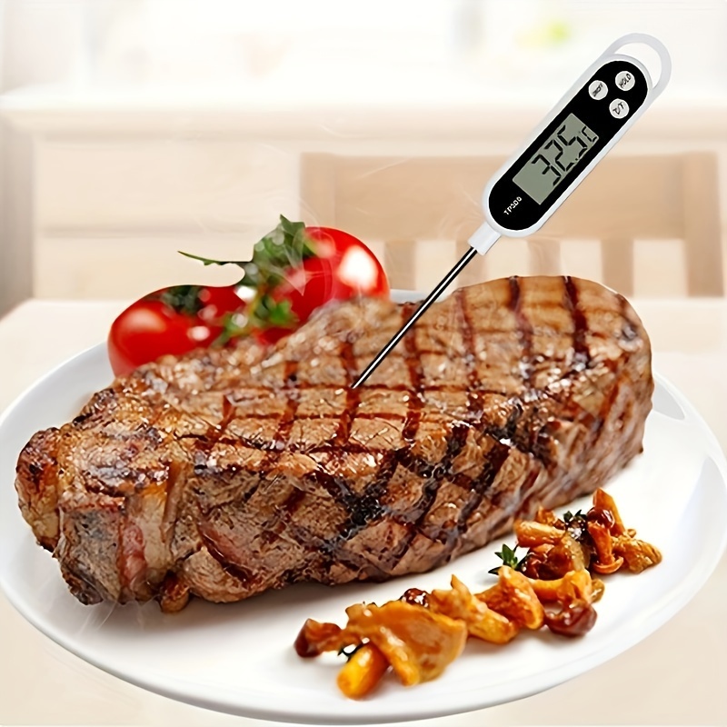 YUM Thermomètre pour barbecue Sonde pliable numérique à lecture instantanée  BBQ Grill thermomètre à viande articles cuisine
