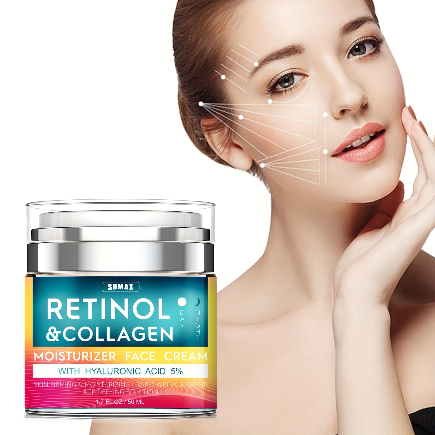 Pearlesssence Anti-Aging Eye Serum (Retinol + Collagen) - Helps Reduce Fine  Lines & Wrinkles, Gentle & Lightweight Formula, Plumps & Tightens