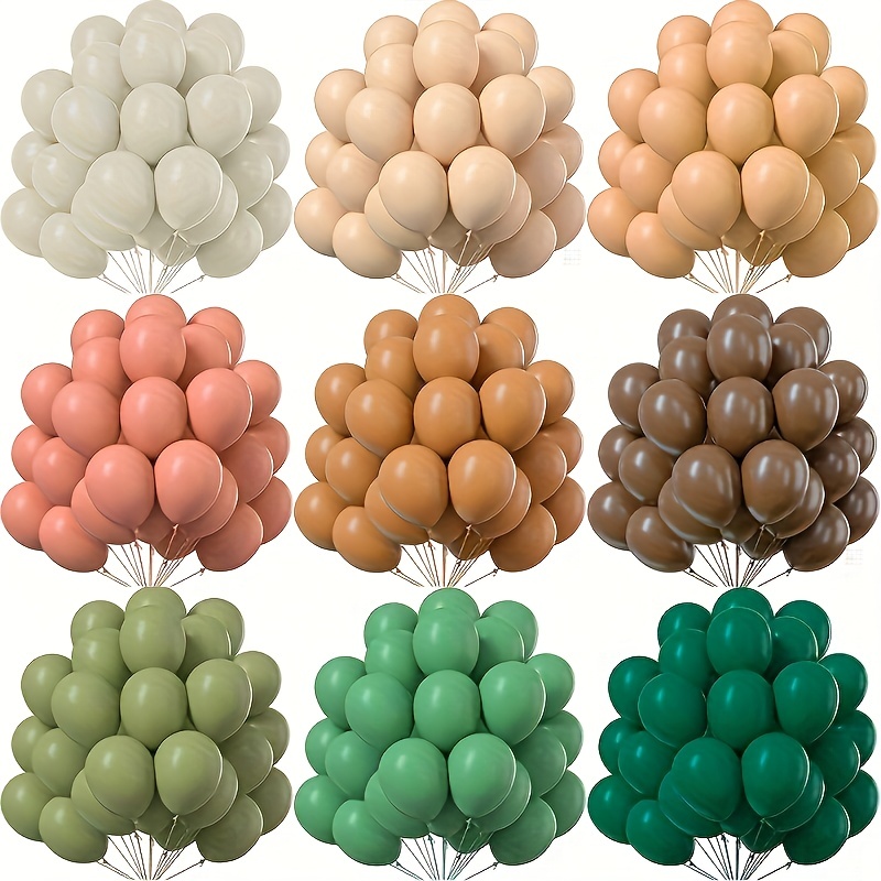 Palloncini bianchi color sabbia – 100 pezzi 10 pollici retrò crema