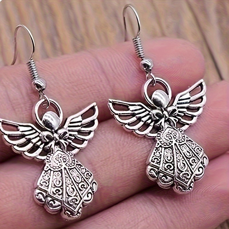 Angel and Devil Earrings 925 Sterling Silver Gothic Earrings for Women  Halloween Goth Gifts for Women Girls
