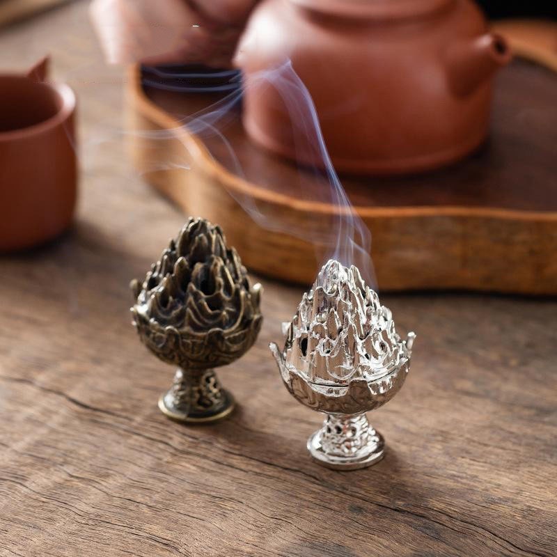 Hollow Lotus Incense Burner Hollow Incense Serving Tea Table