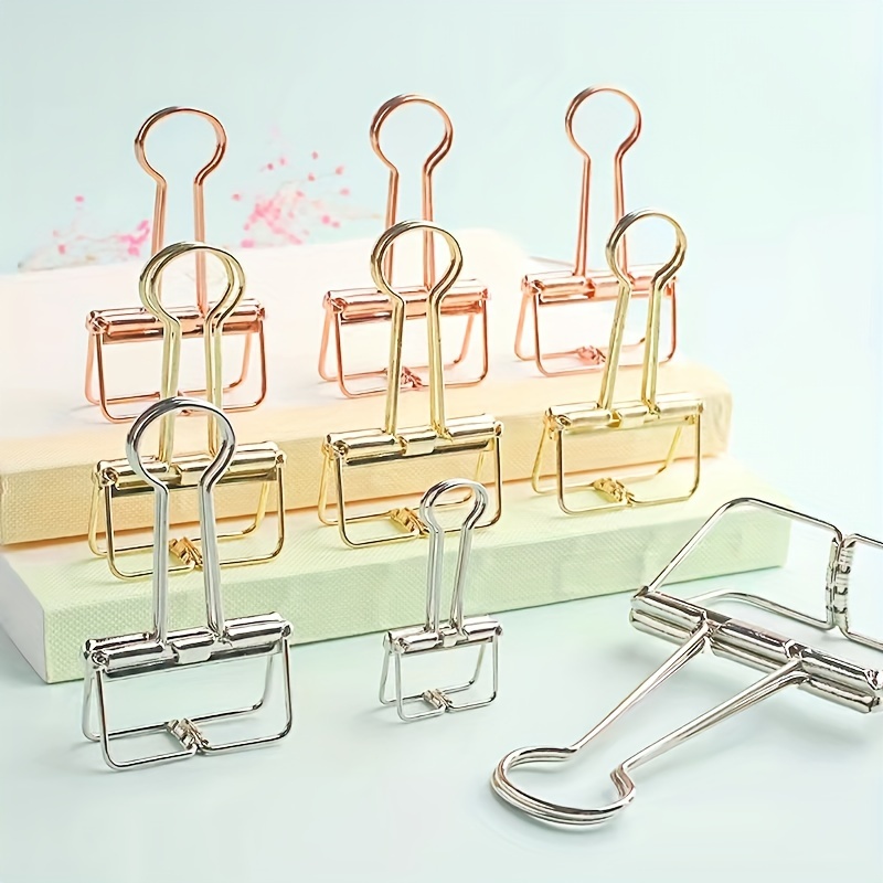  STOBOK 30pcs File Folders Binder Clips Assortment Binder Clips  Large Drawing Board Clips Document Clips Bulldog Clips Assorted Size Mini  Binder Clips Metal Sketchpad Holder Bill Office : Office Products