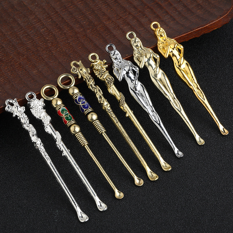 3pcs Metal Soup Spoon Keychain Vintage Key Chain Bag, Purse Car Key Accessories Key Ring Pendant,Temu