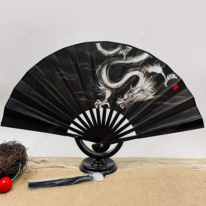 Japanese Folding Fan Handmade Decorative Kanagawa Wave - Temu