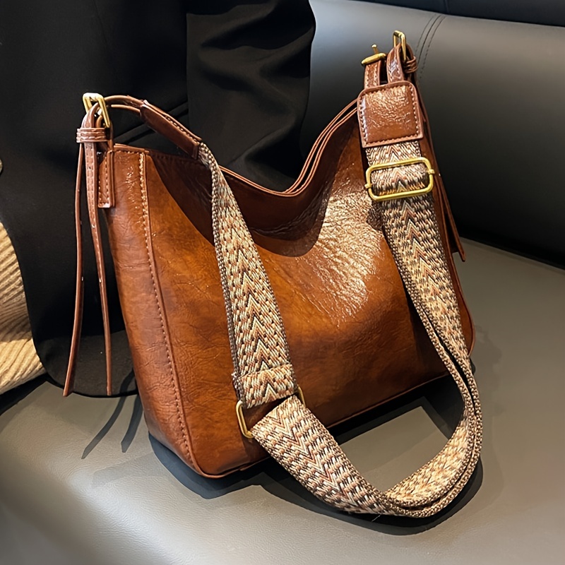 Women Bag Contrast Color Leather Tassel Small Square Shoulder Casual Phone  Bag Crossbody Luxury Designer Bag Purses Handbags - AliExpress