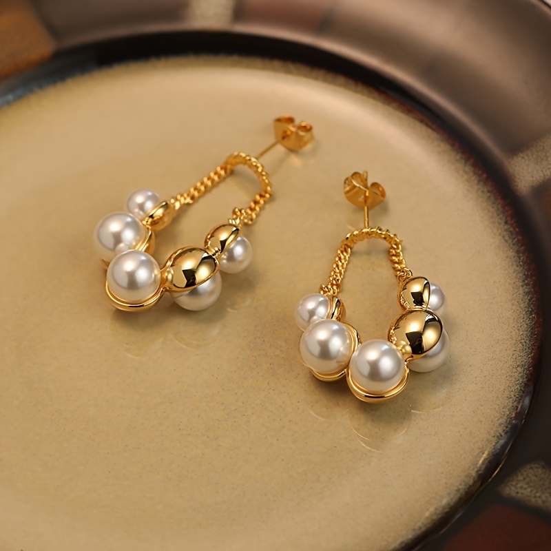 Pearl earrings malabar on sale gold