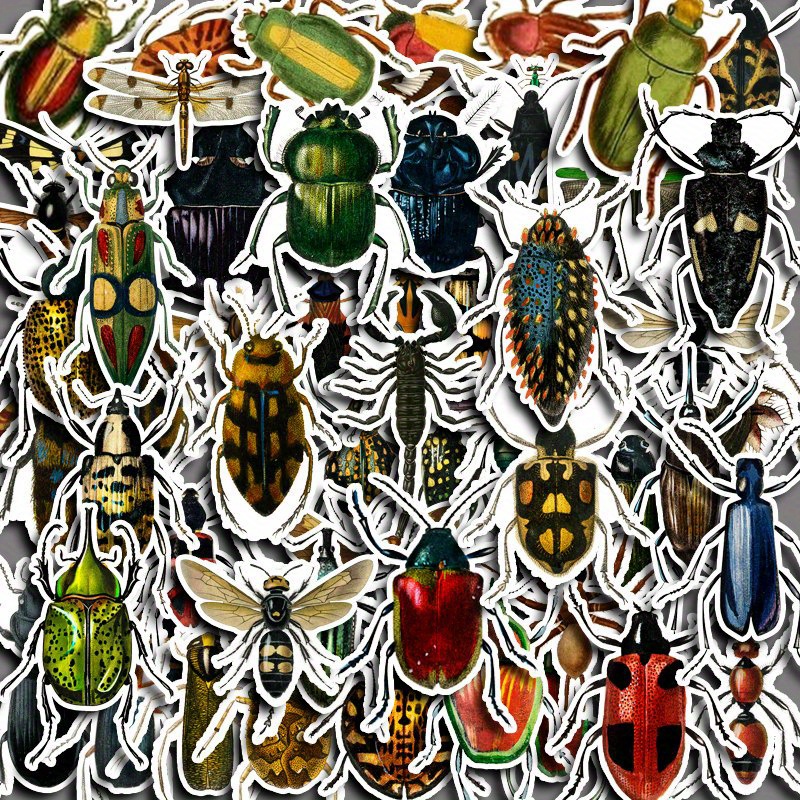 Rouleaux d'autocollants motif insectes