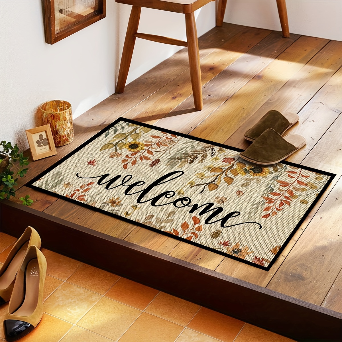 Farmhouse Kitchen Mats Sweet Home Letter Pattern Kitchen Rug - Temu