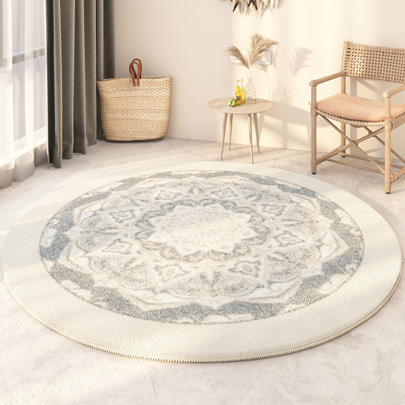 Vintage Boho Round Area Rug, Waterproof, Stain Resistant, Anti Slip Soft  Imitation Cashmere Carpet, Suitable For Bedrooms, Living Rooms,  Restaurants, Bathrooms, Corridors, And Laundry Rooms - Temu