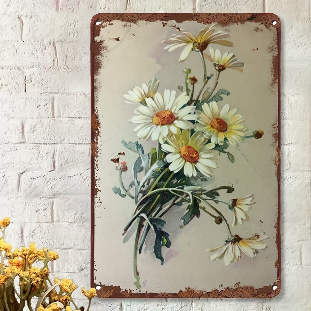 Bohemian Daisy Wall Decor Woven Daisy Flower Decor Wall Boho - Temu