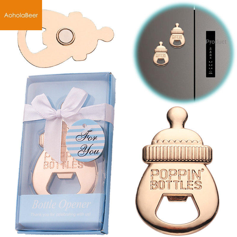 1pc, Bottle Opener Baby Shower Favors For Guests Footprint Keychain Shaped  Opener Baby Shower Return Gifts Prizes For Birthday Wedding Bridal Shower
