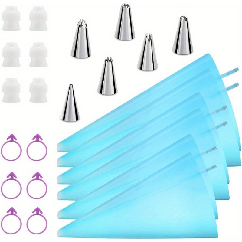 Cake Decorating Tools Supplies Kit: 236pcs Baking Accessories with Storage  Case - Piping Bags and Icing Tips Set - Cupcake Cookie Frosting Fondant