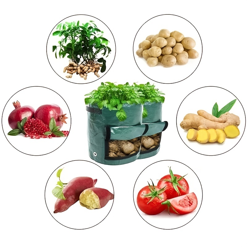 Potato Grow Bags - Reusable Heavy-Duty Grow Bags for Potatoes