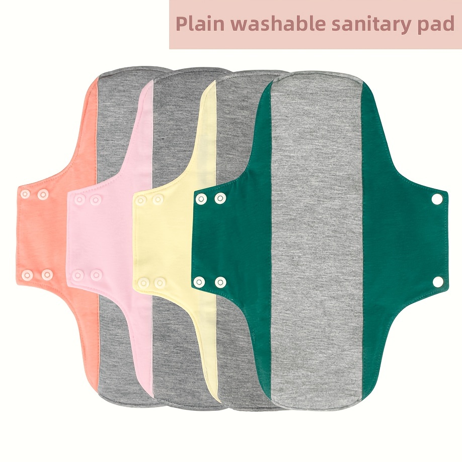 6 in 1 Reusable Menstrual Pads|Reusable Sanitary Pad for Women|  Super-Absorbent| Incontinence | Absorbent Pads | Postpartum | Leak Proof  |Multicolor