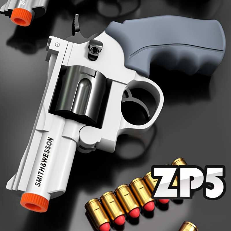 Juguete de carcasa transparente Revolver Blaster de espuma con dardos de  espuma suave Elite para pistolas Nerf, juego de pistolas para niños de 5,  6