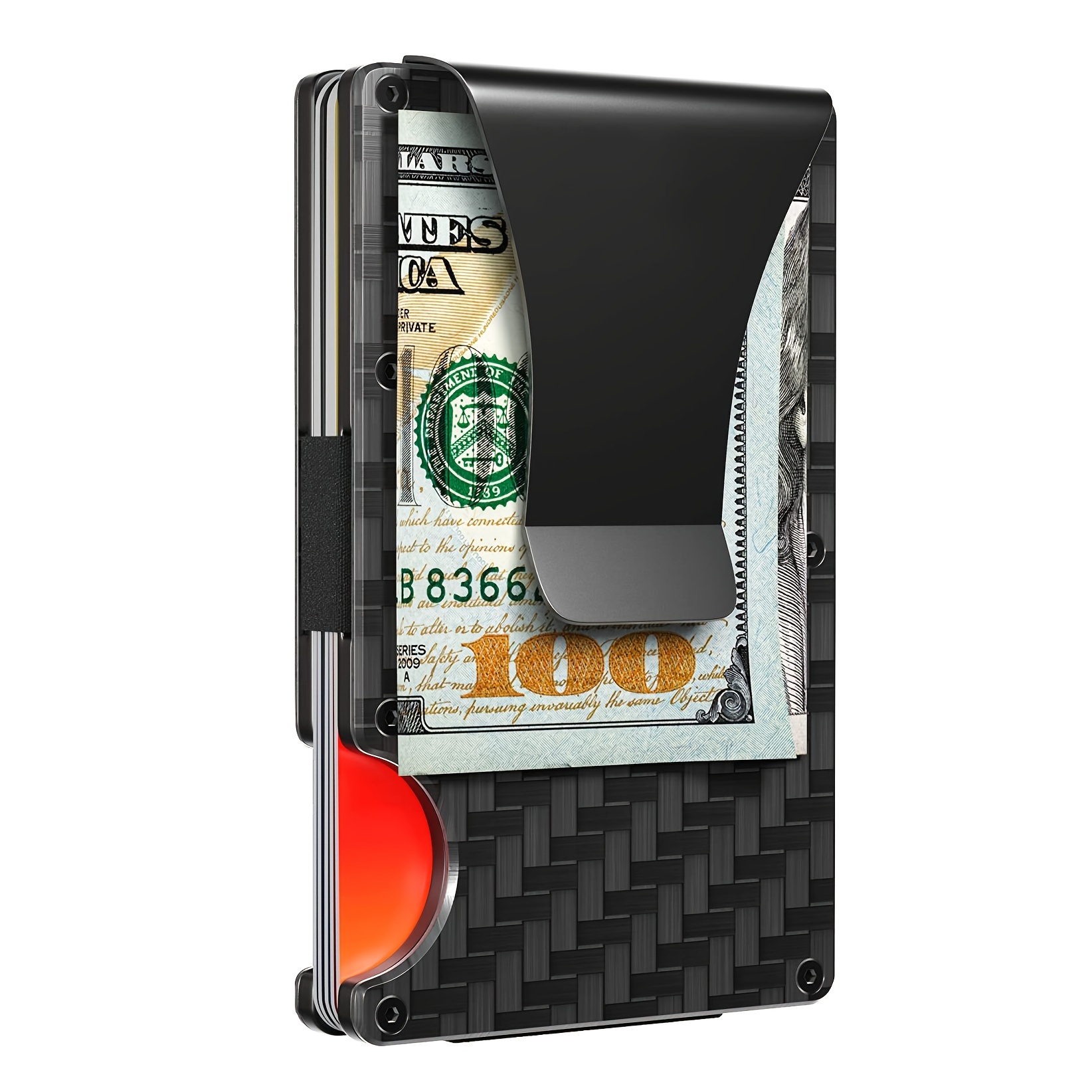 Bags  Arw Metal Money Clip Wallet Rfid Blocking Aluminum Slim