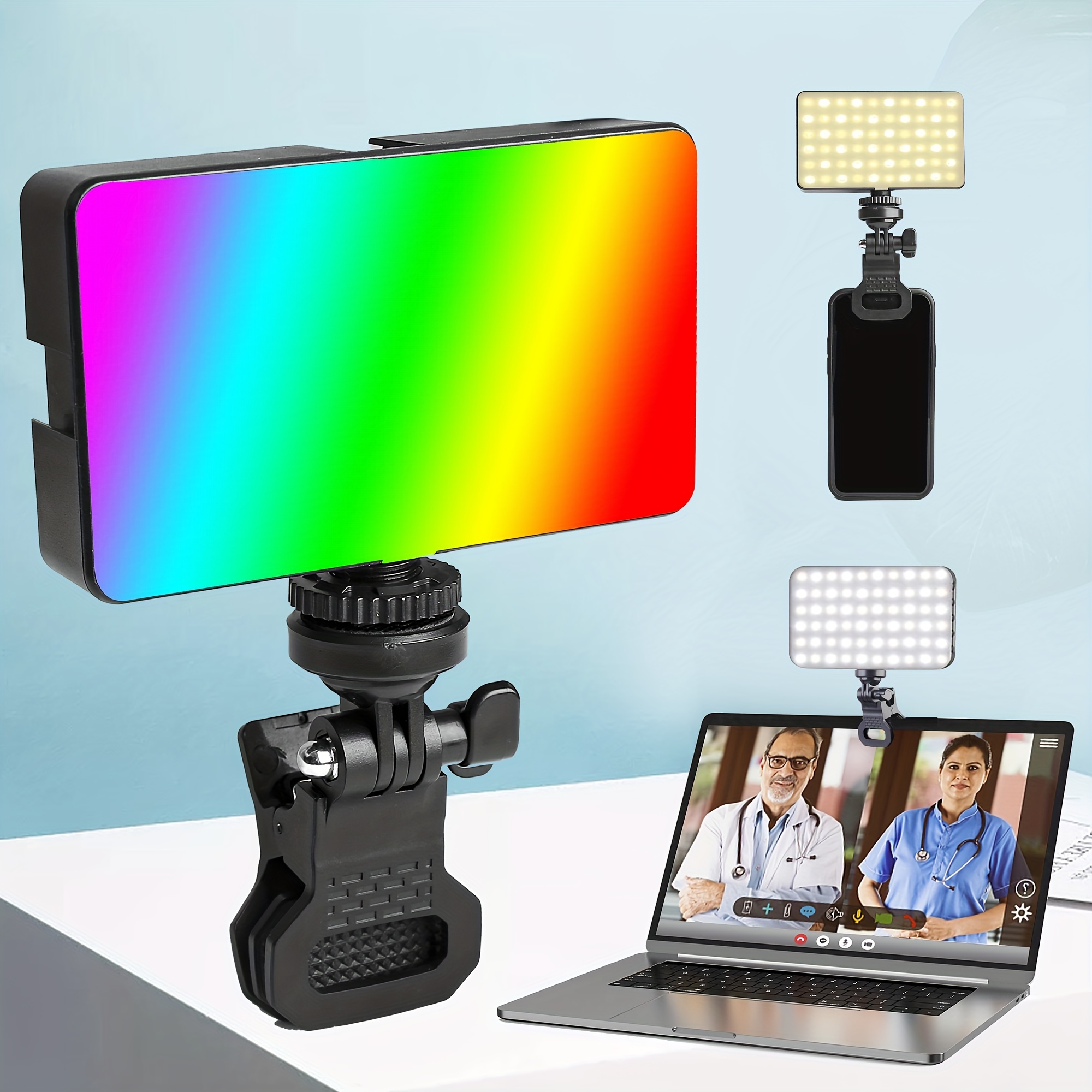 W140 RGB LED Lumière Vidéo Caméra Lumière Couleur - Temu Belgium