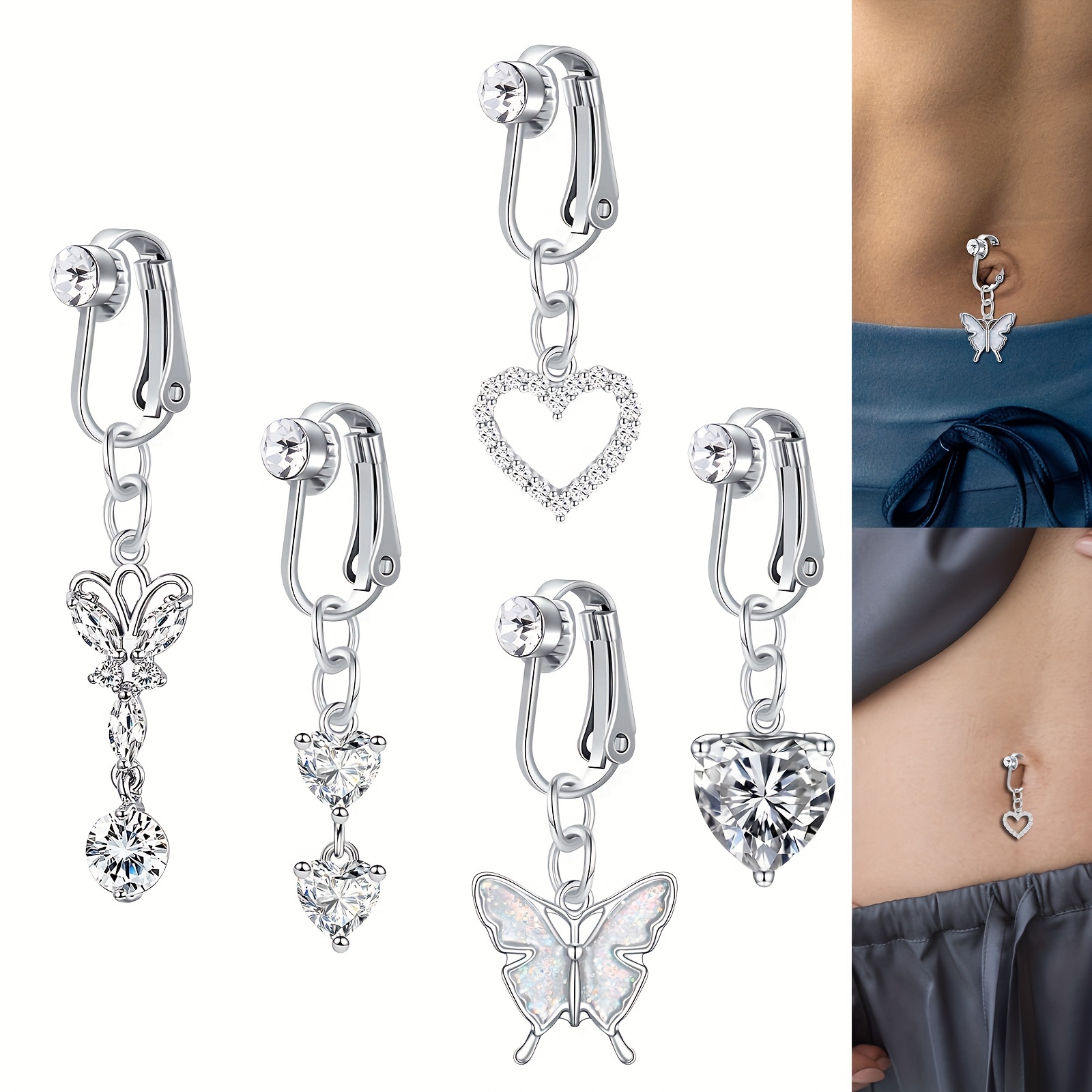 Magnetic sale belly ring