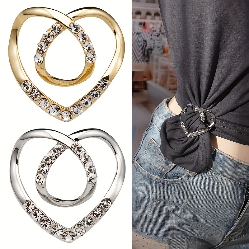 Elegant Scarf Ring Hollow Out Metal Scarf Buckle Faux Pearl - Temu