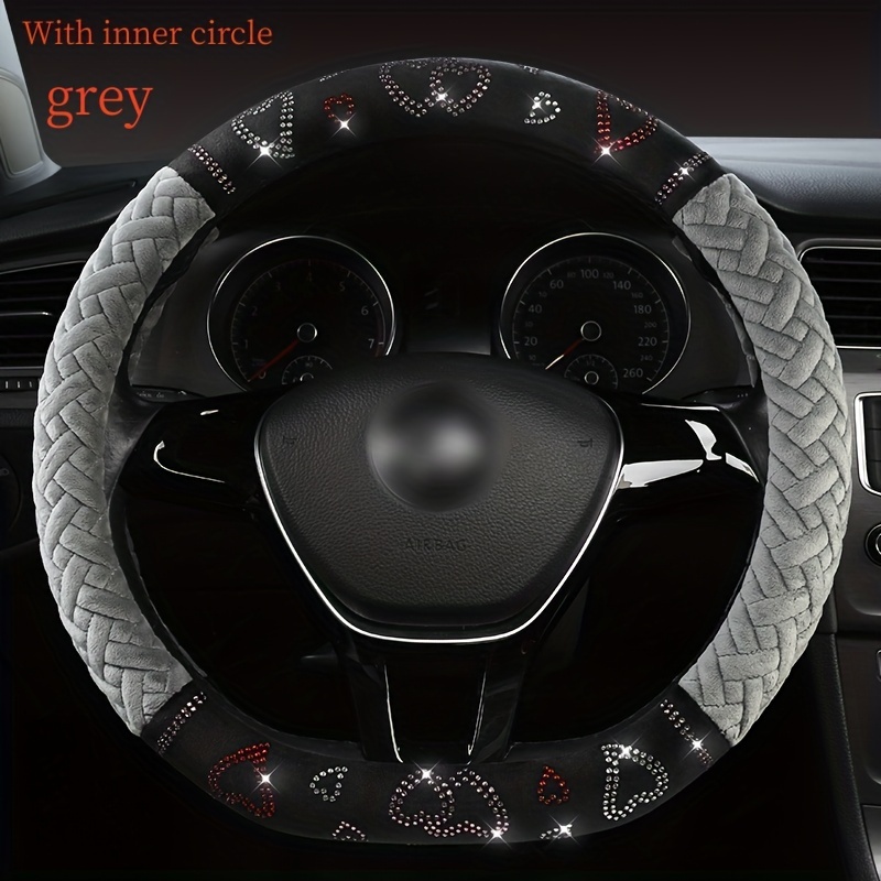 Gothic Letter Checkerboard Car Steering Wheel - Temu