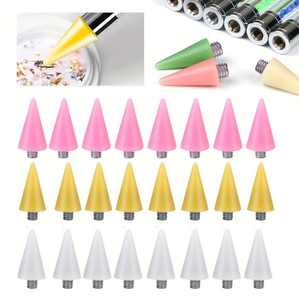 Wax Rhinestone Picker Pencil, Dotting Pen Picking Tools For Jewelry  Embroidery Paste Sticker