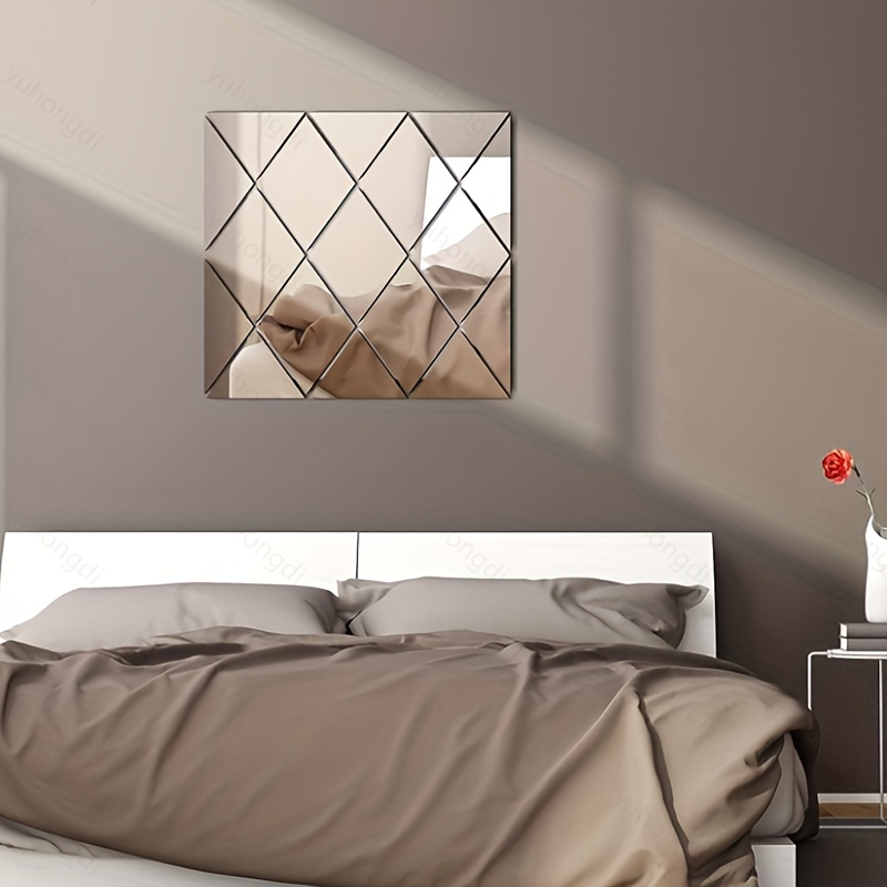 Comprar 10/20/50Pcs Hexagonal Acrílico 3D Espejos Pegatinas de pared  Decoración del hogar Sala de estar Espejo Pegatina de pared Decorar