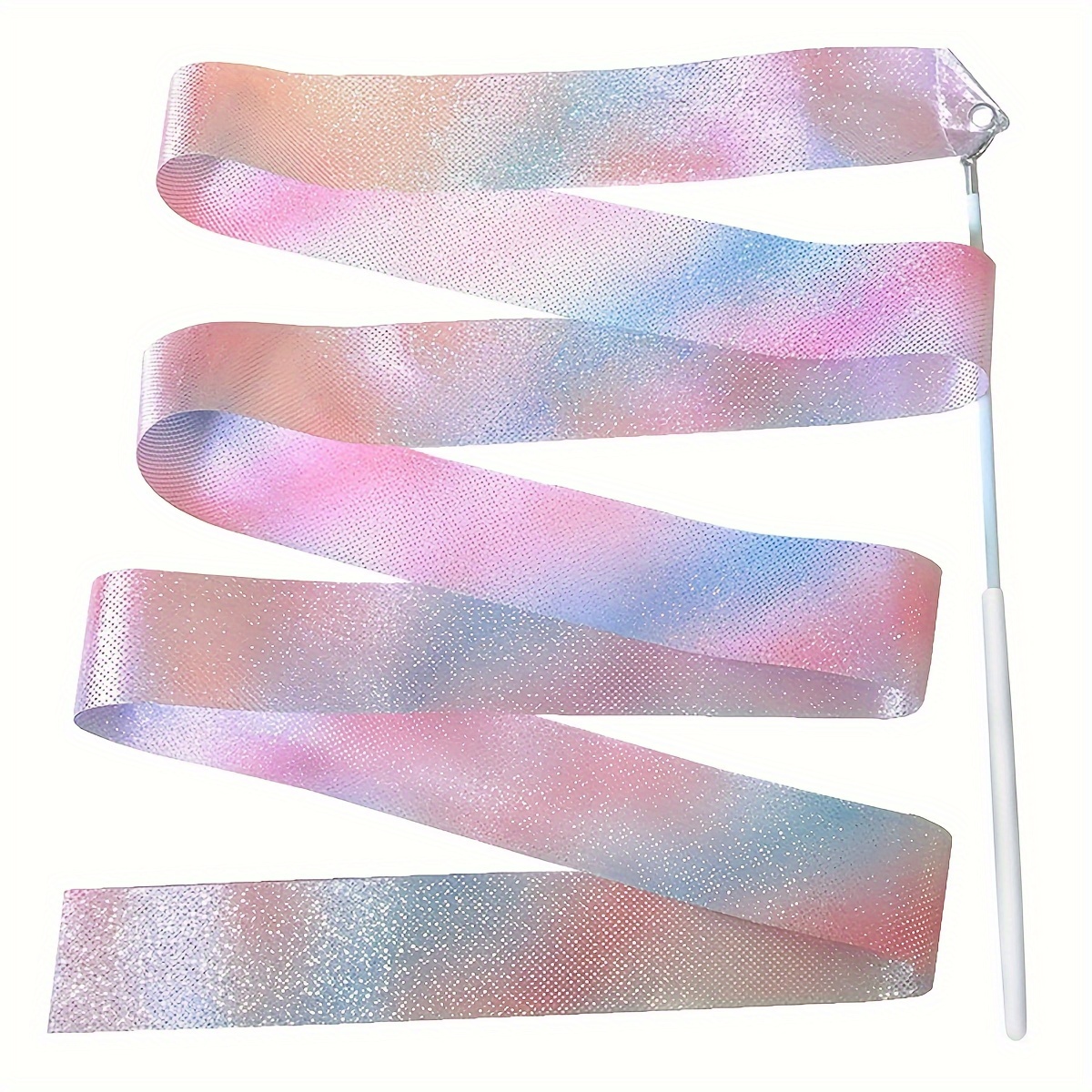 4 Pièces Rubans de Danse, 1 m Ruban de Gymnastique Rubans Danse avec  Baguette de Danseur de Ruban Dance Ribbon pour Enfants Filles Danse  Entraînement Cadeaux de Fête Anniversaire