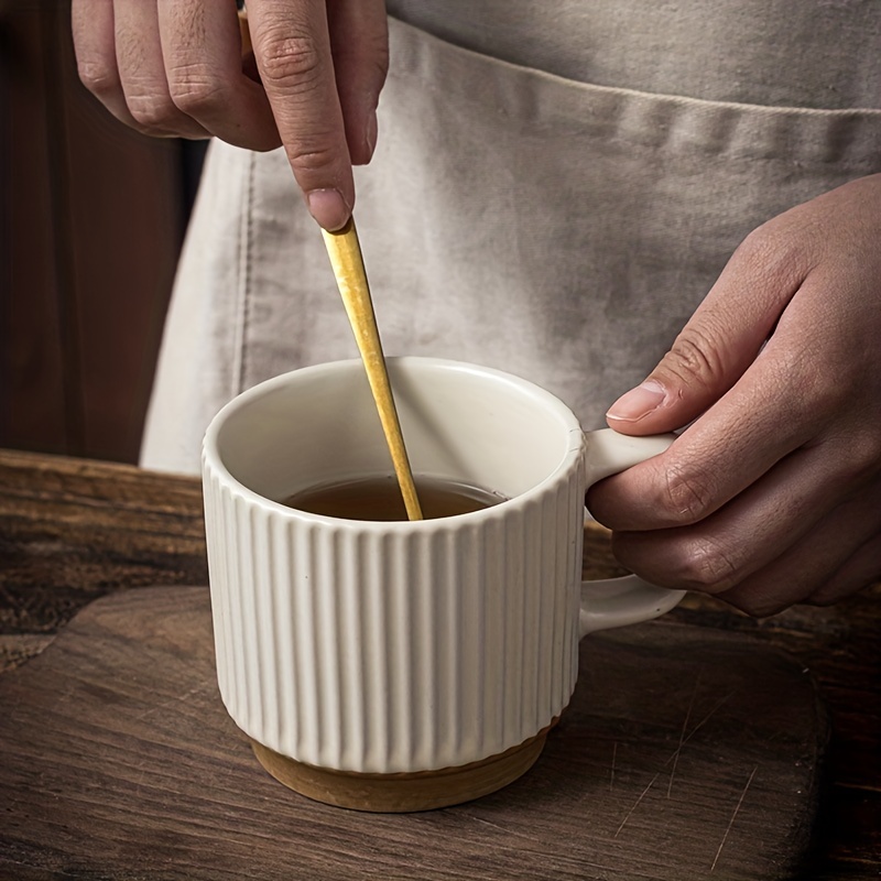 1pc Cute Cloud Design Irregular Handmade Ceramic Coffee Mug