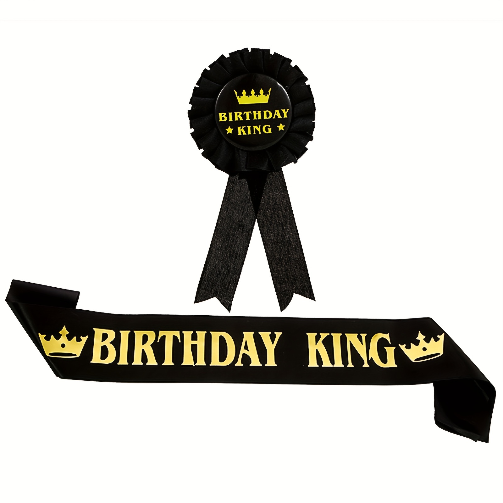 2pcs Couronne gonflable Chapeau gonflable pour enfant, Golden Crown  Birthday Hat Prom Party Décoration Accessoires