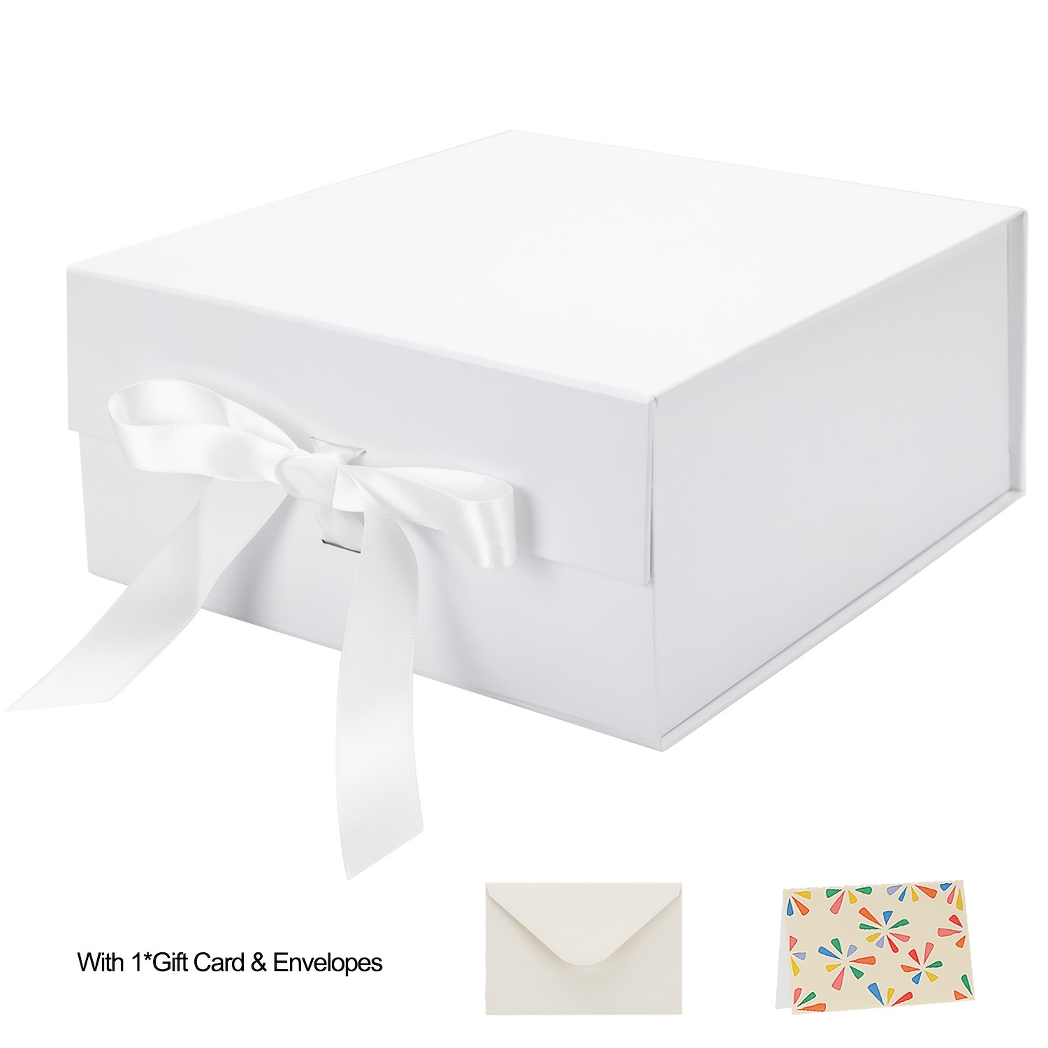 Clear Gift Bags With Window,, Large Gift Boxes, White/black - Temu
