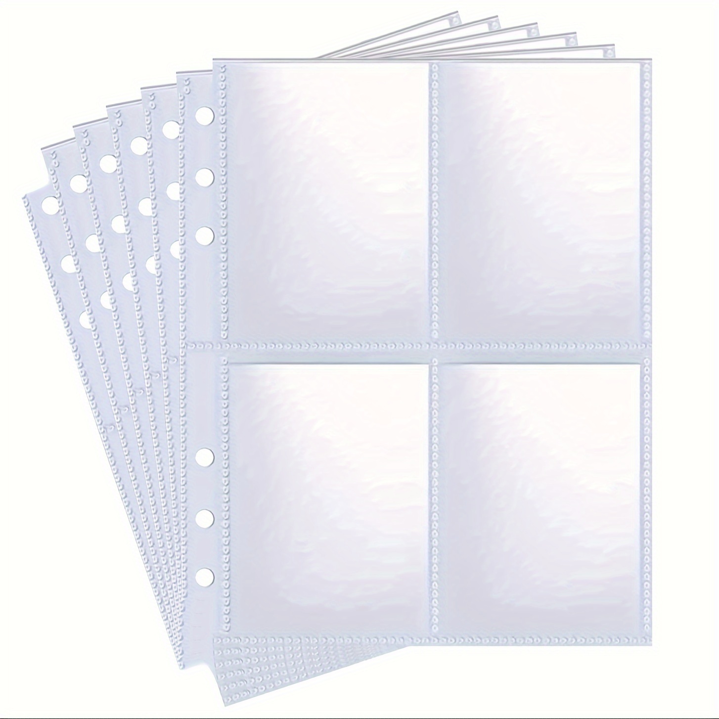 1pc Folder With Plastic Sleeves 30-Pocket(8.7x11.9), Portfolio Folder,  Display Book For Artwork, Photo And Document