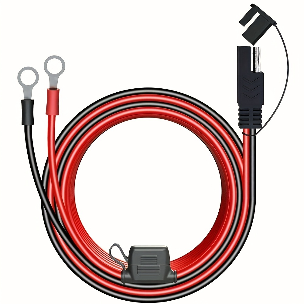 Câble de batterie rouge 16 mm2 pour campers, camping-cars et bateaux