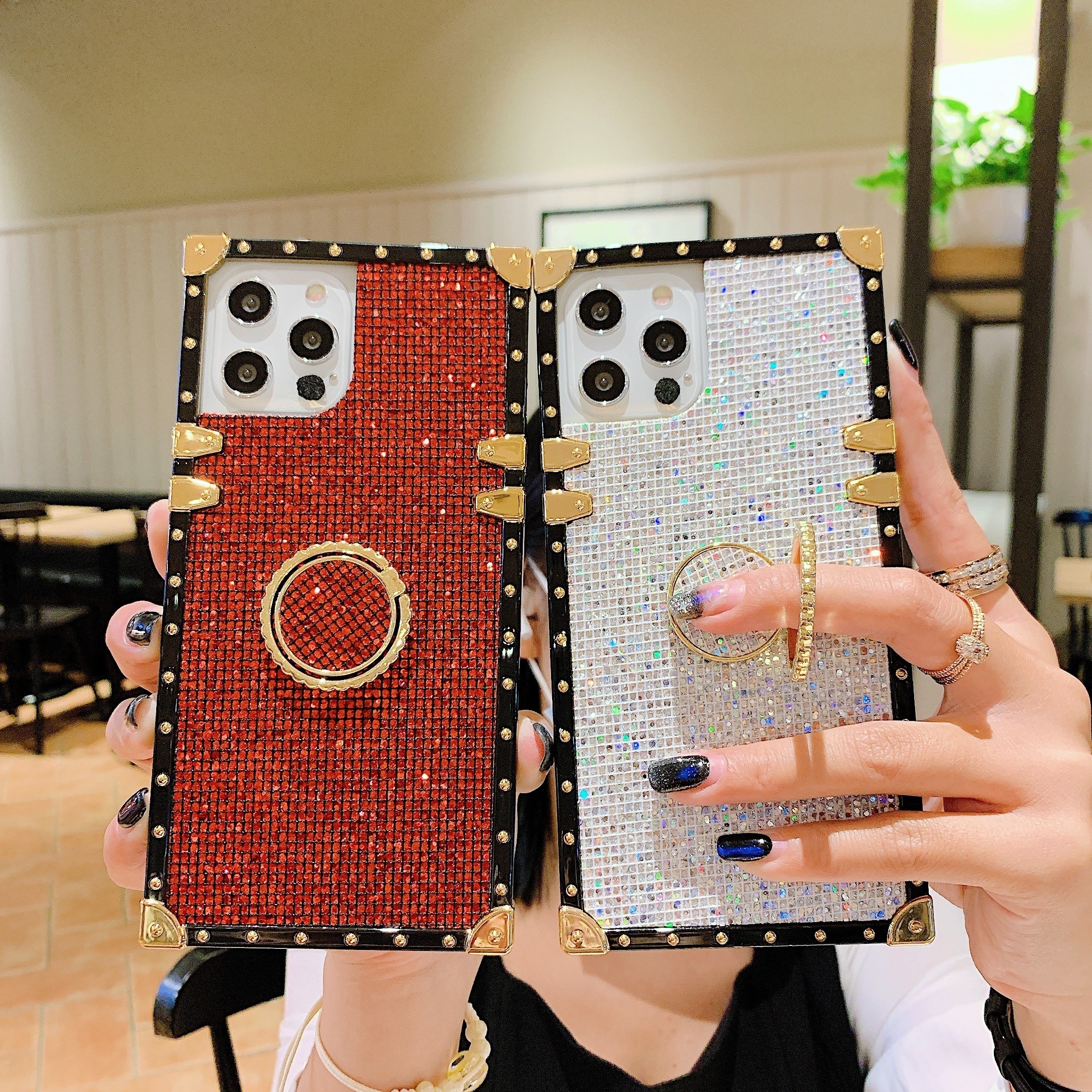  Compatible with iPhone 14 Plus 6.7 Inch Case for Women with  Ring Stand Luxury Fashion Love Design iPhone 14 Plus Sparkle Cute Girly  Cases Glitter iPhone 14 Plus Pretty Butterfly Cover