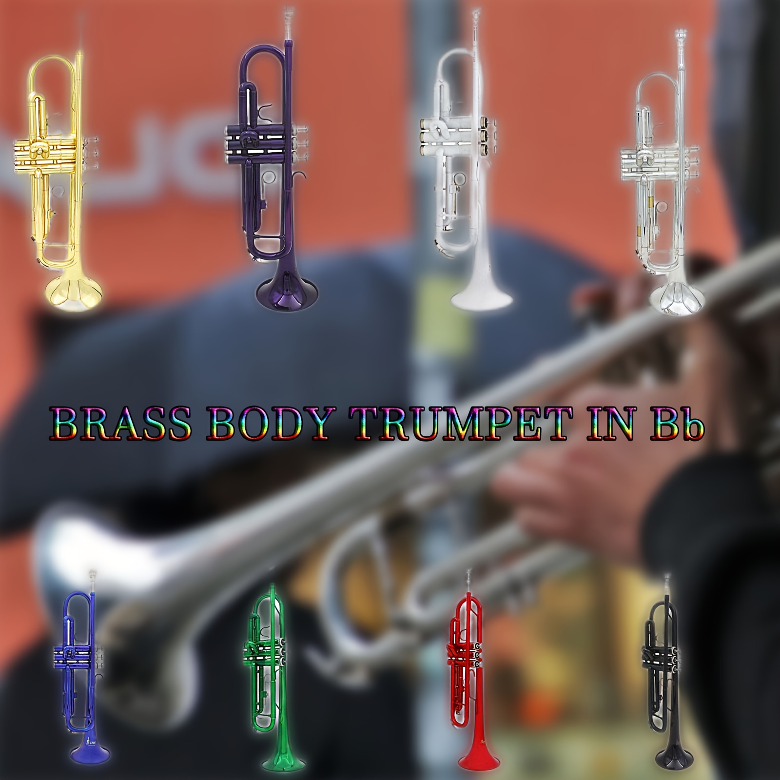 Trompeta Juguete Música Soplable Rompecabezas Bb Plástico - Temu