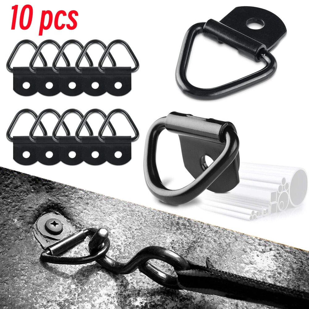 304 Stainless Steel D Ring Heavy Duty Tie Down Anchor Black Lashing Car  D-Rings with Screws - AliExpress