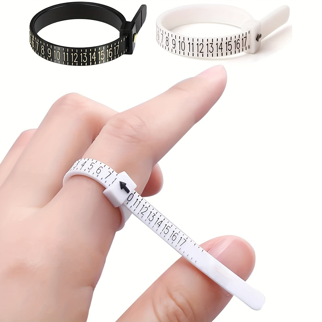  COHEALI 10 Pcs Ring Measurement Ring Sizers for Loose Rings  Ring Gauge Sizer Finger Ring Size Guide Ring Adjuster Tape Measurer Measure  Gauge for Rings Men and Women Belt Jewelry Plastic 