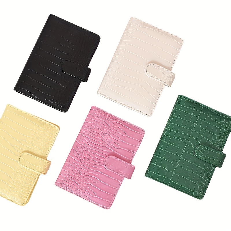 Wholesale checkered ring planner crocodile color rose a7 budget