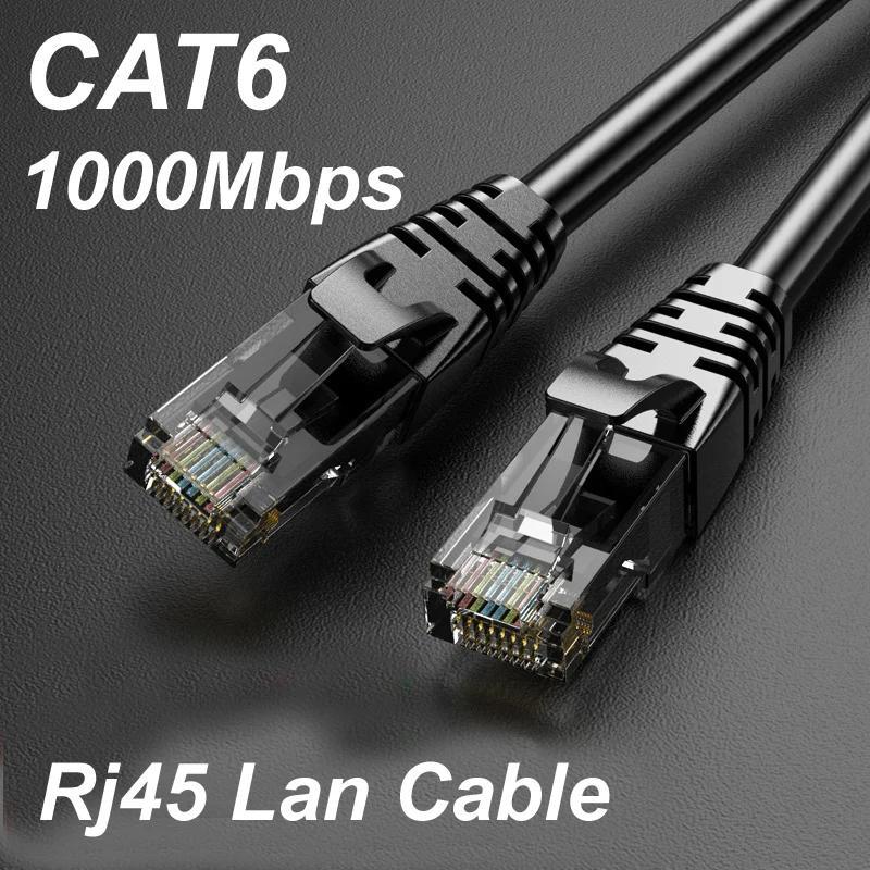 Cable Ethernet 30m, Cable RJ45 Cat 6 Cable Internet 30 Mètres Exterieur UTP  Installation Cable Reseau 23AWG Impermeable Haut Debit Fibre Cable LAN  Haute Vitesse Gigabit Extra Long Cable Patch Blanc 